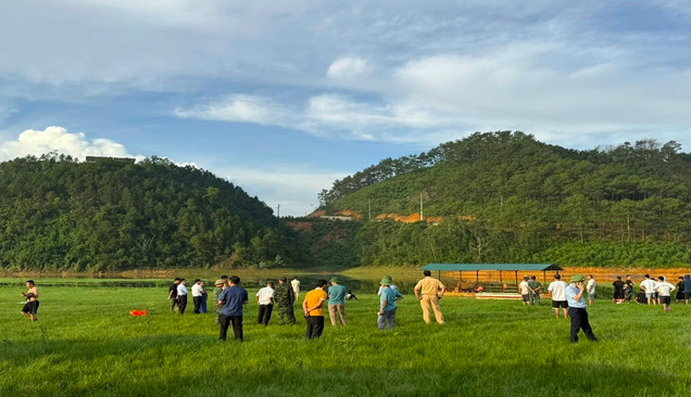 Hiện trường nơi xảy ra sự việc.