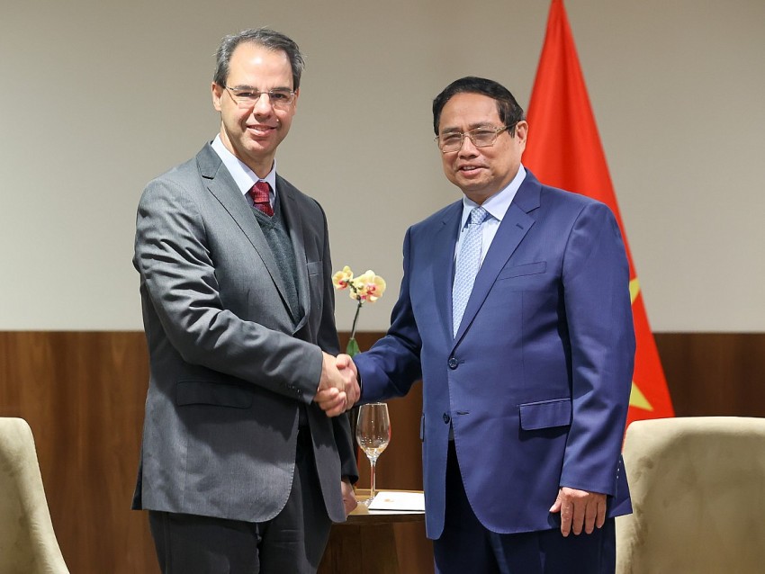 Thủ tướng tiếp lãnh đạo tập đoàn hàng không-vũ trụ của Brazil