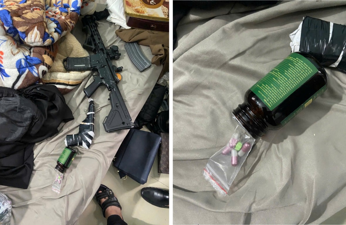 Triệt xóa ổ nhóm tổ chức sử dụng ma túy, thu giữ hai khẩu súng