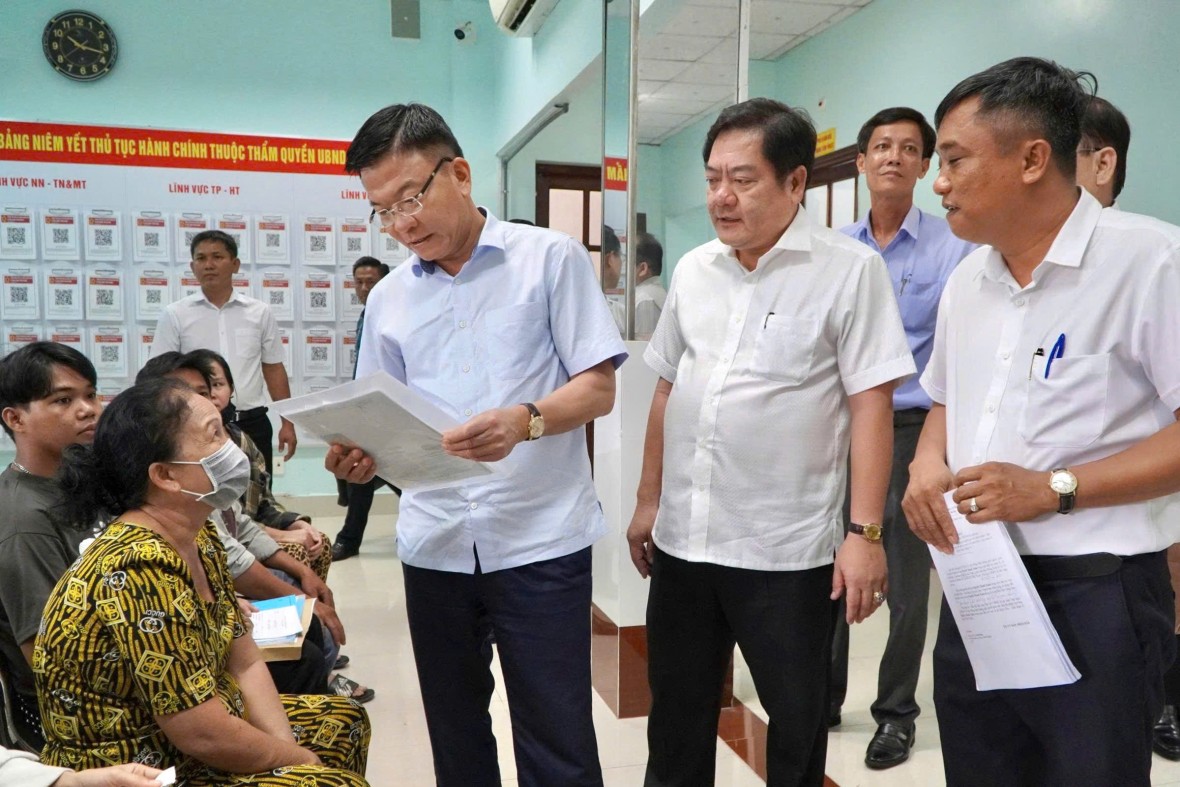 Phó Thủ tướng Lê Thành Long thăm, làm việc tại xã Châu Thành  tỉnh An Giang