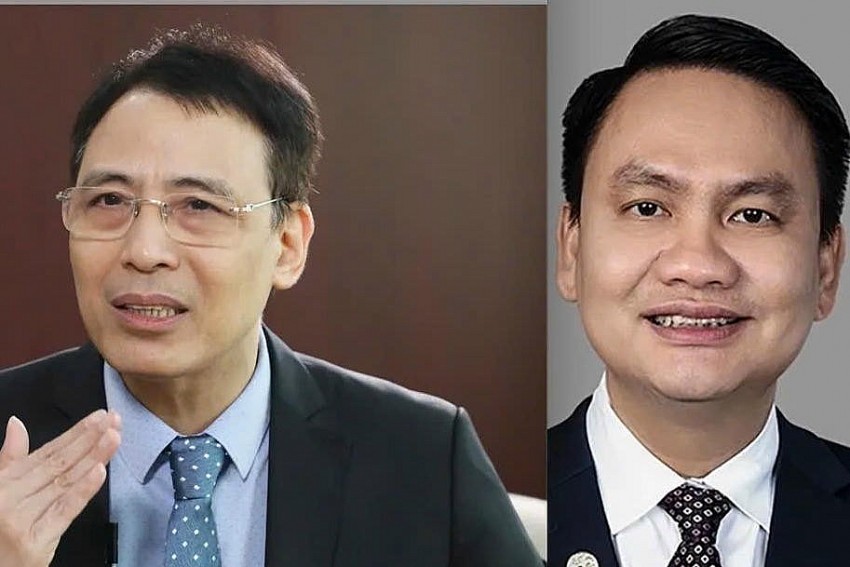 Từ trái qua phải: Ông Đỗ Anh Tú và ông Nguyễn Hồ Nam.