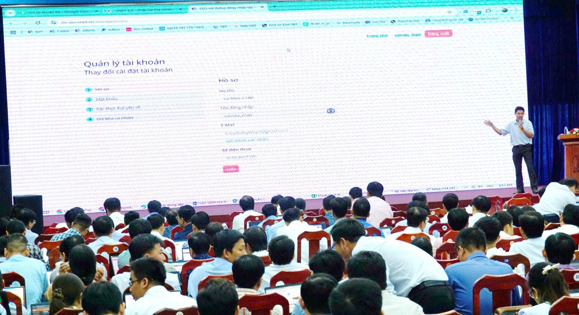 Triển khai VNPT iLIS, phục vụ quản lý đất đai theo mô hình chính quyền hai cấp ở Cà Mau