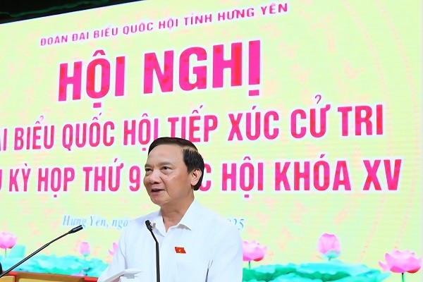 Phó Chủ tịch Quốc hội Nguyễn Khắc Định tiếp xúc cử tri tại Hưng Yên Phó Chủ tịch Quốc hội Nguyễn Khắc Định tiếp xúc cử tri tại Hưng Yên