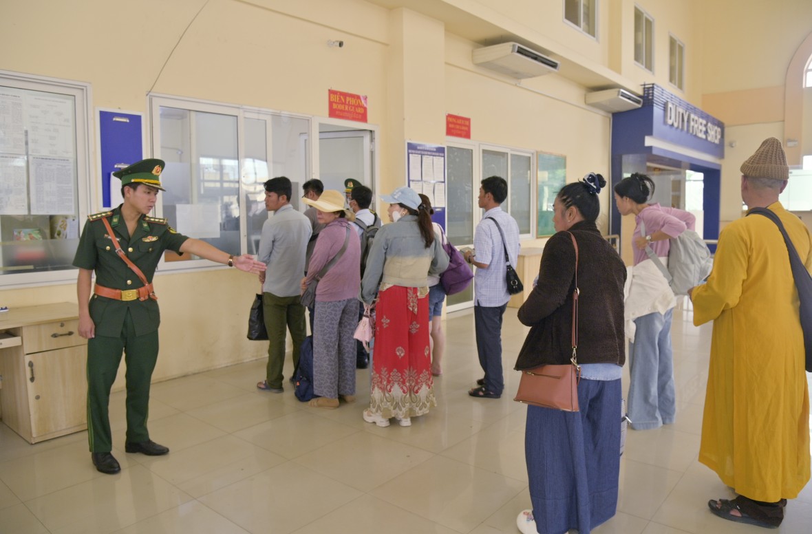 Trạm kiểm soát Biên phòng cửa khẩu quốc tế Tịnh Biên: Vững vàng nơi tuyến đầu biên giới Tây Nam