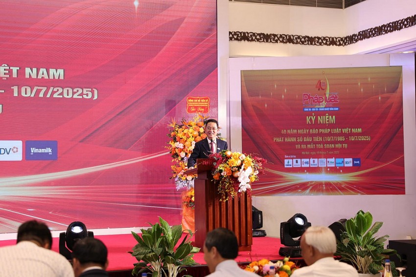 Lời cảm ơn của Báo Pháp luật Việt Nam nhân Kỷ niệm 40 năm ngày phát hành số báo đầu tiên