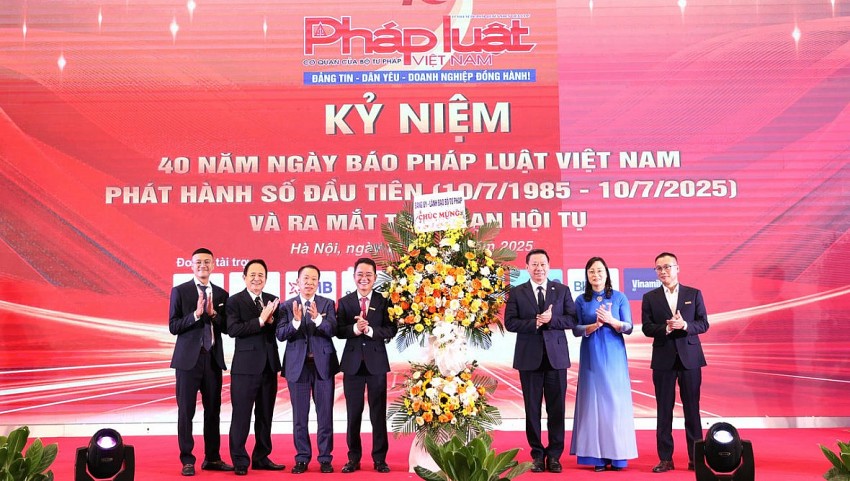 Lời cảm ơn của Báo Pháp luật Việt Nam nhân Kỷ niệm 40 năm ngày phát hành số báo đầu tiên