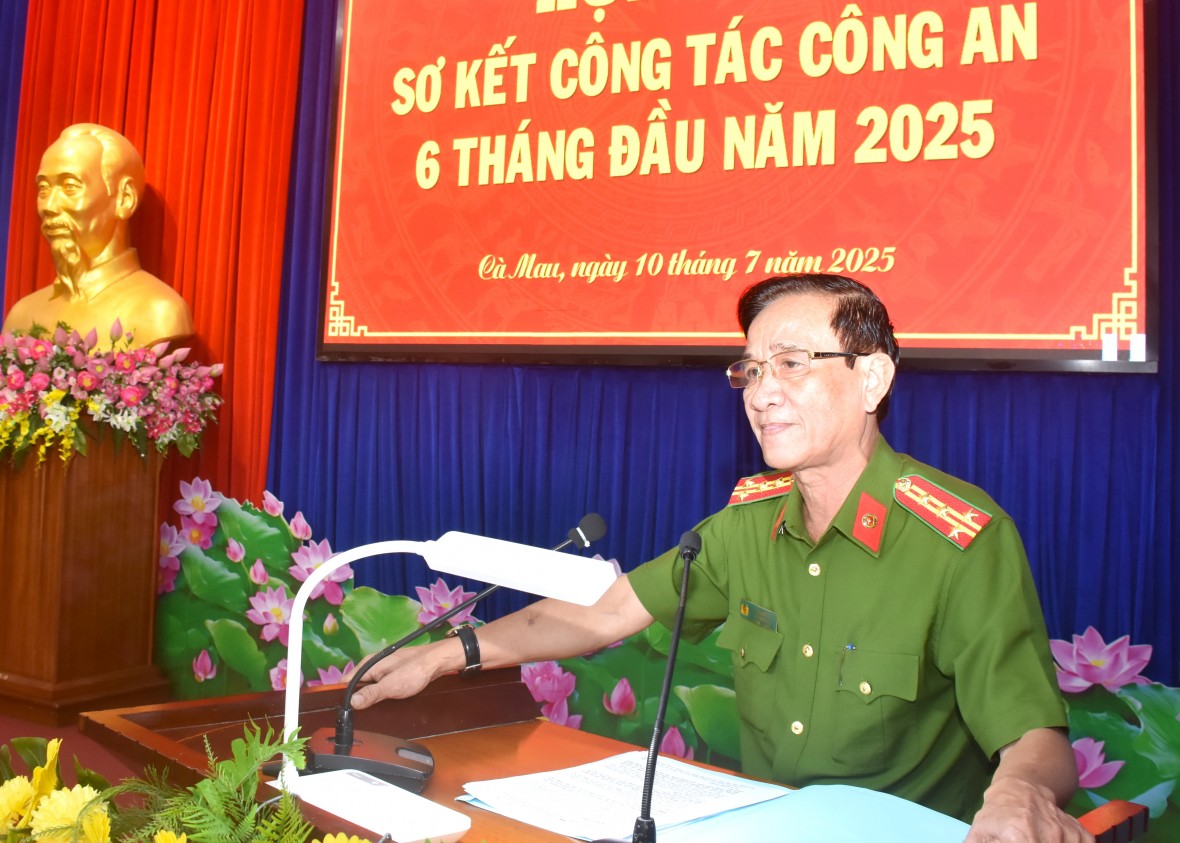 Công an Cà Mau quyết tâm hoàn thành xuất sắc nhiệm vụ trong kỷ nguyên mới