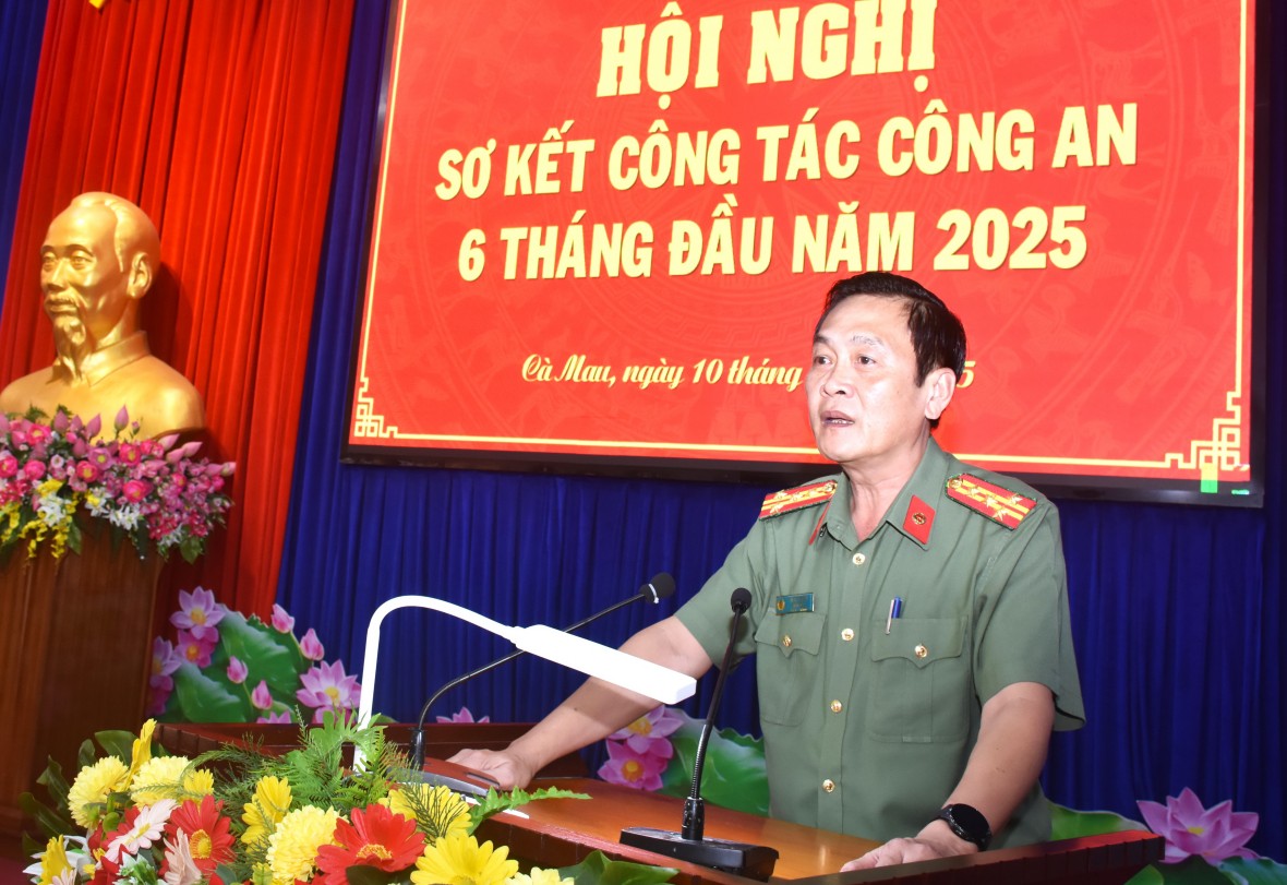 Công an Cà Mau quyết tâm hoàn thành xuất sắc nhiệm vụ trong kỷ nguyên mới