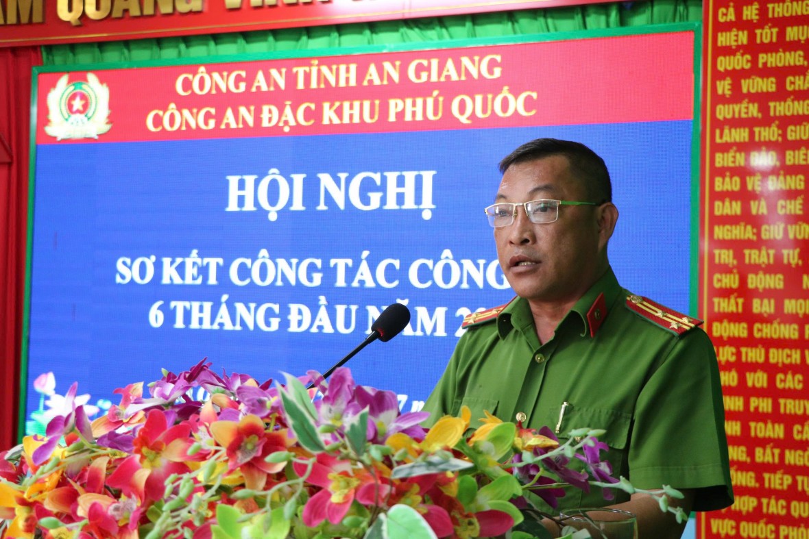 Công an Đặc khu Phú Quốc quyết liệt thực hiện các đợt cao điểm tấn công, trấn áp tội phạm