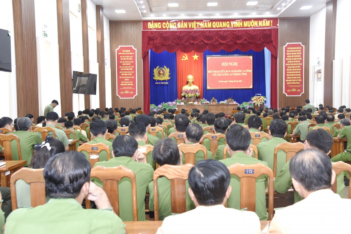 Công an Cà Mau: Tăng cường giáo dục chính trị, tư tưởng trong tình hình mới