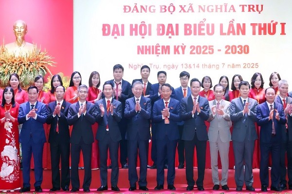 Tổng Bí thư Tô Lâm dự Đại hội đại biểu Đảng bộ xã Nghĩa Trụ (Hưng Yên)