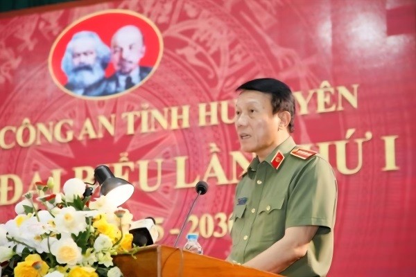 Đại tướng Lương Tam Quang dự Đại hội đại biểu Đảng bộ Công an tỉnh Hưng Yên