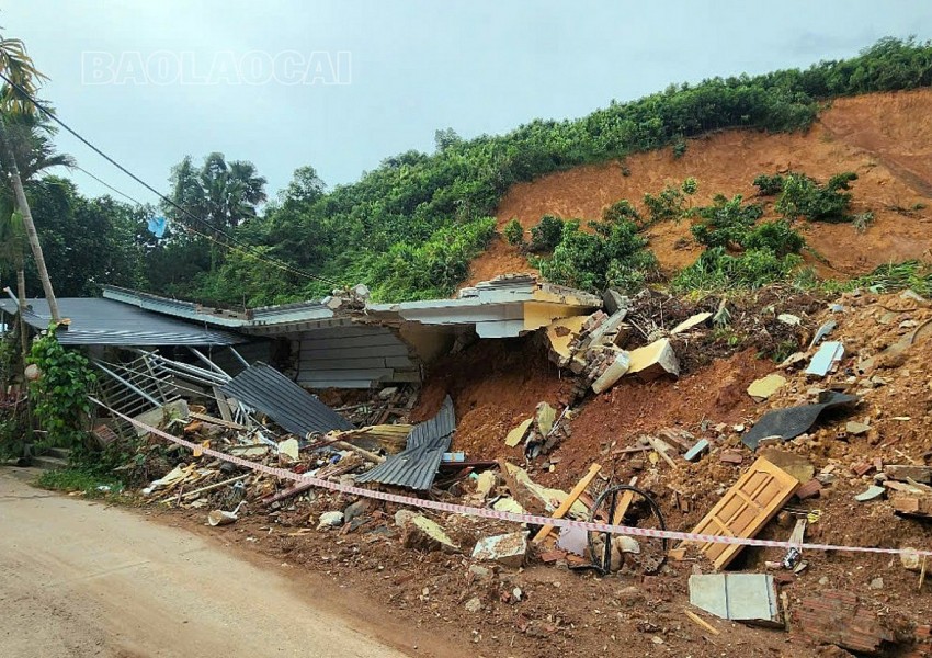 Mưa lũ liên tục ở Lào Cai gây thiệt hại về hoa màu, hạ tầng