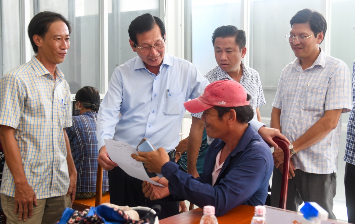 Phó Chủ tịch UBND tỉnh An Giang Lê Văn Phước kiểm tra vận hành chính quyền 2 cấp tại phường Hà Tiên và Tô Châu