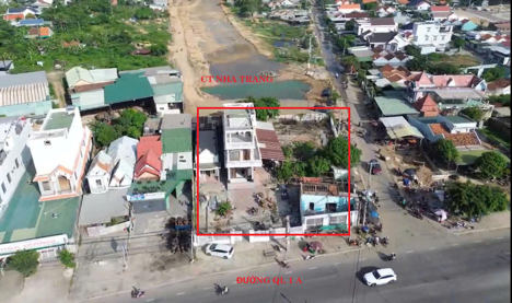 Hình ảnh Thửa đất trong diện đền bù.