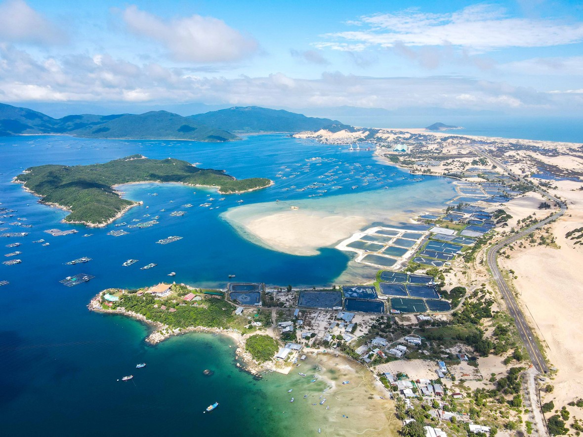 Một góc vịnh Vân Phong. Ảnh: UBND tỉnh Khánh Hòa