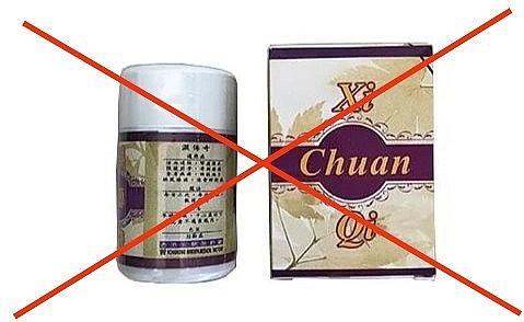 sản phẩm Kiểm tra, xử lý cơ sở kinh doanh sản phẩm Xi Chuan Qi do nguồn gốc, chất lượng không rõ ràng