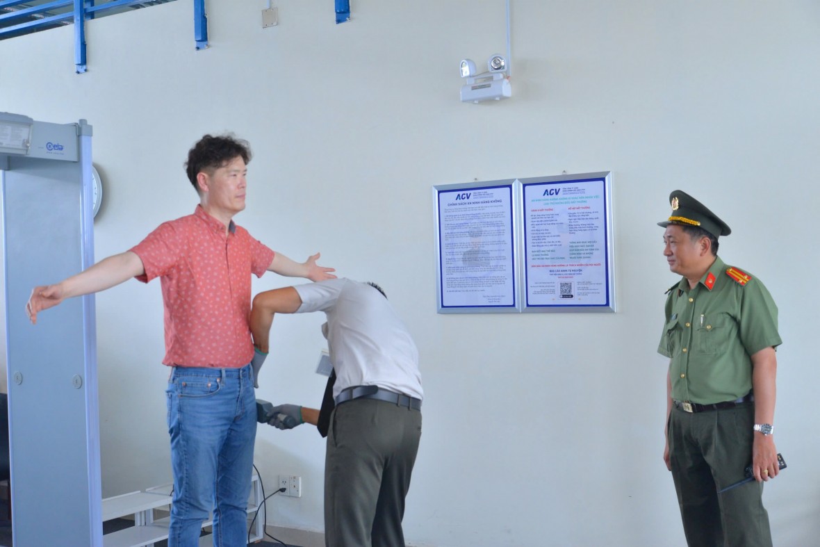 Đảm bảo tuyệt đối an ninh tại Cảng hàng không Cà Mau sau 4 tháng tiếp nhận nhiệm vụ