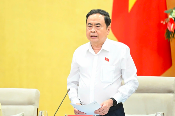 Chủ tịch Quốc hội Trần Thanh Mẫn phát biểu tại hội nghị (Ảnh: Quốc hội). Chủ tịch Quốc hội Trần Thanh Mẫn phát biểu tại hội nghị (Ảnh: Quốc hội).