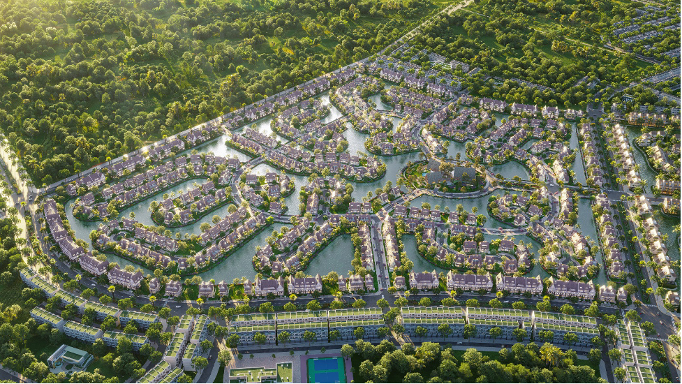 Đảo Châu Âu rộng 33ha, là phân khu đắt giá nhất Eco Central Park