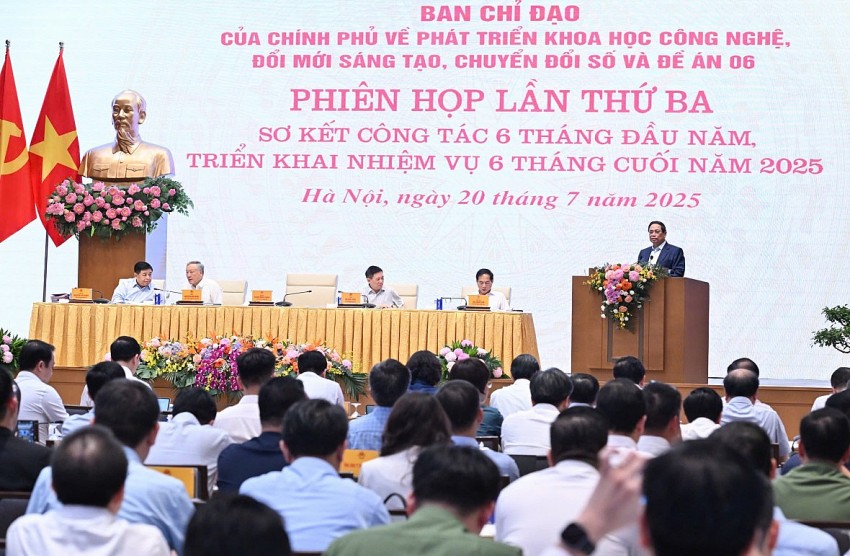 Thủ tướng chủ trì phiên họp Ban Chỉ đạo về khoa học công nghệ, đổi mới sáng tạo, chuyển đổi số