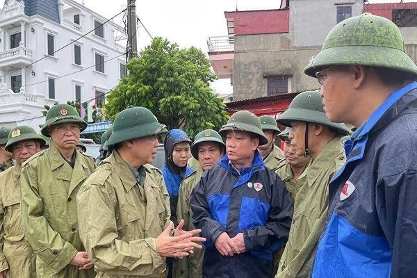 Phó Thủ tướng Chính phủ Trần Hồng Hà chỉ đạo công tác phòng, chống bão số 3 tại tỉnh Hưng Yên