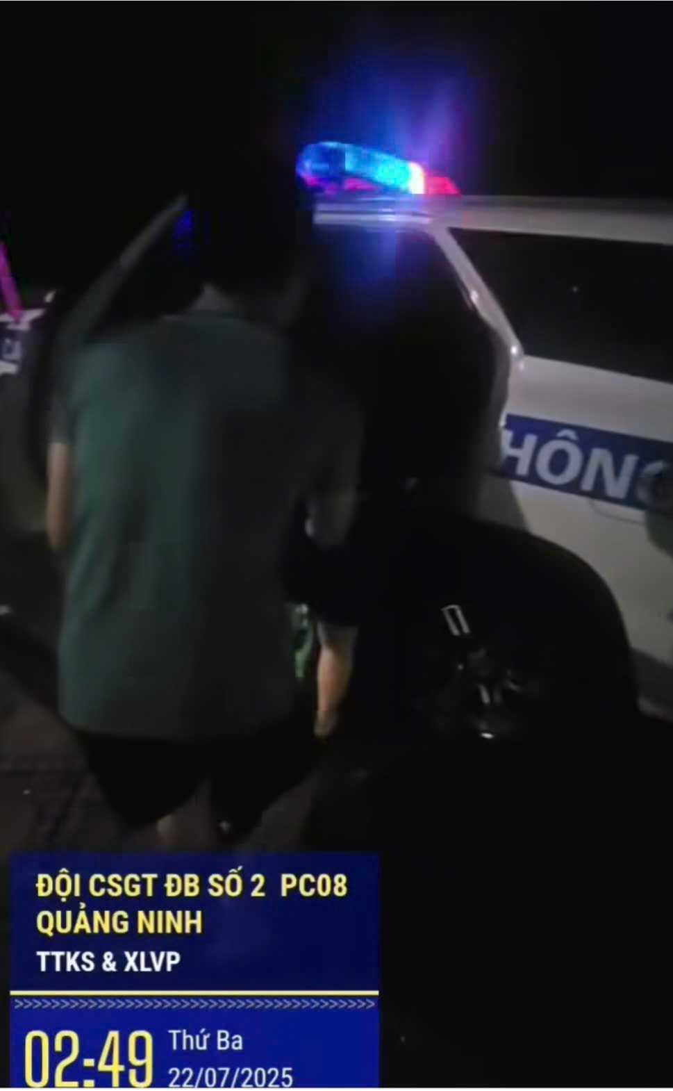 CSGT Quảng Ninh hỗ trợ sản phụ vượt bão đến bệnh viện kịp thời