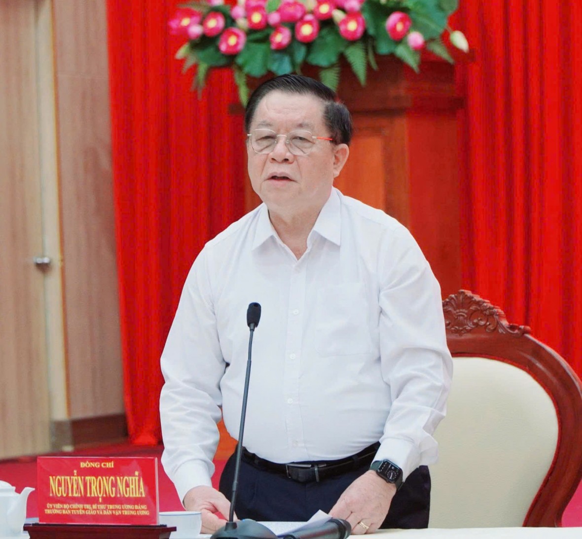 Trưởng Ban Tuyên giáo và Dân vận Trung ương làm việc với Tỉnh ủy An Giang Trưởng Ban Tuyên giáo và Dân vận Trung ương làm việc với Tỉnh ủy An Giang