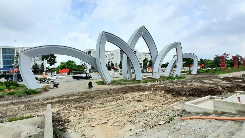 Cận cảnh công viên lớn nhất xã Gia Lâm về đích chậm hơn dự kiến Cận cảnh công viên lớn nhất xã Gia Lâm về đích chậm hơn dự kiến