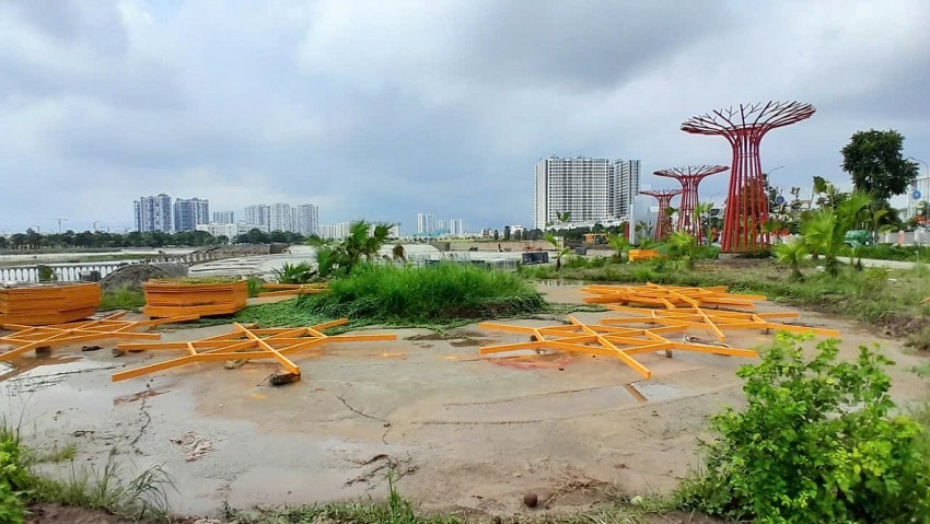 Cận cảnh công viên lớn nhất xã Gia Lâm về đích chậm hơn dự kiến Cận cảnh công viên lớn nhất xã Gia Lâm về đích chậm hơn dự kiến