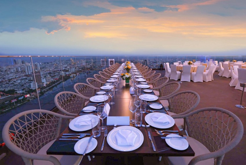 Không gian sự kiện kết hợp nghỉ dưỡng đẳng cấp tại khách sạn cao nhất trung tâm Đà Nẵng