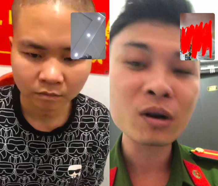 Đối tượng giả danh cơ quan chức năng. Ảnh Công an Quảng Ninh.