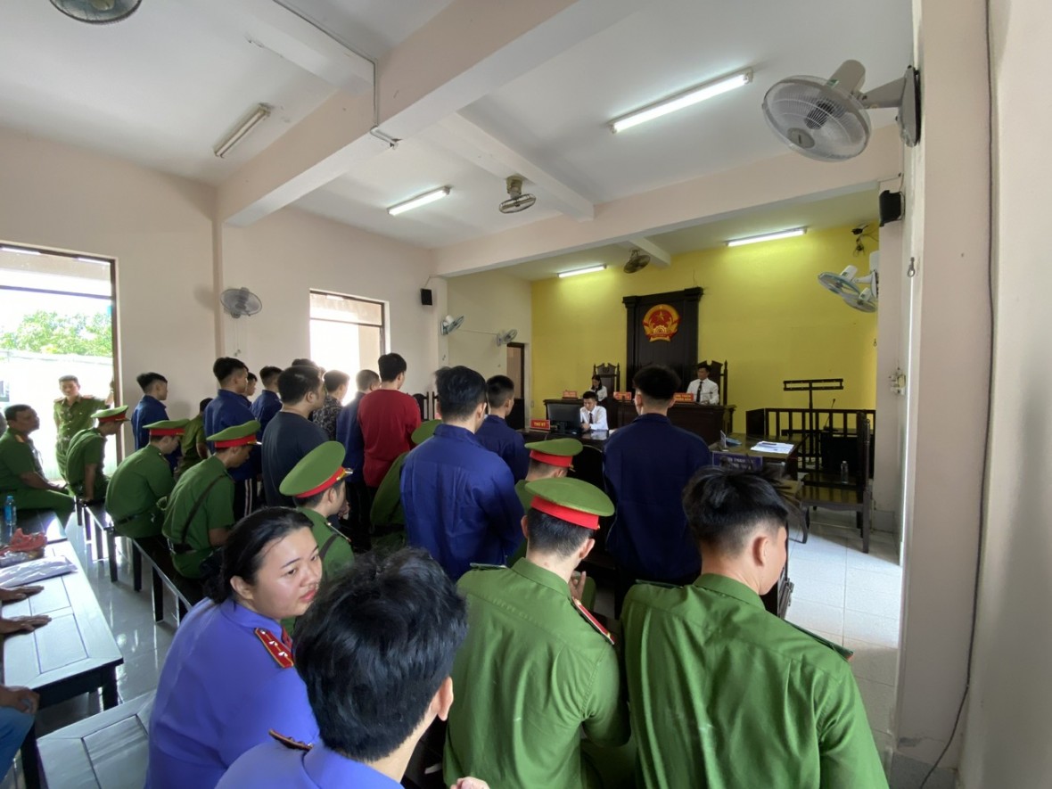 Phiên tòa xử vụ gấy rối trật tự công cộng