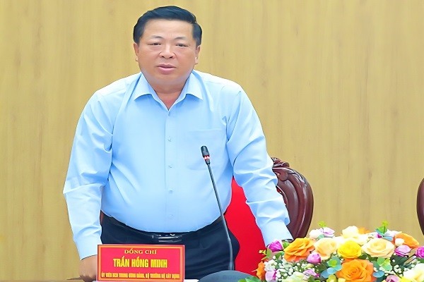 Bộ trưởng Bộ Xây dựng Trần Hồng Minh làm việc với tỉnh Ninh Bình