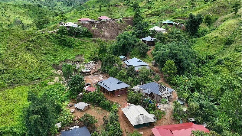 Lai Châu di dời khẩn cấp 40 hộ dân ở Nậm Cuối