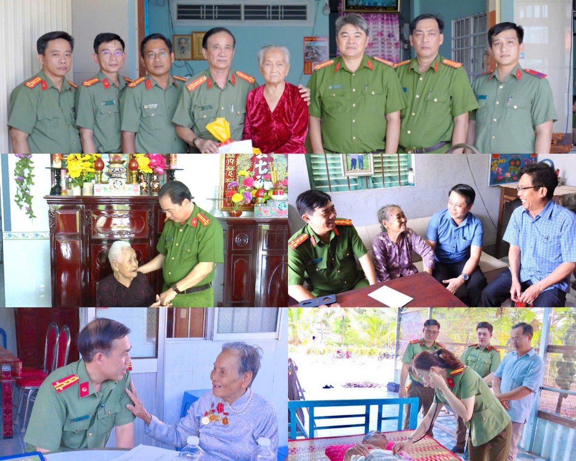 Công an Cà Mau sáng ngời truyền thống “Uống nước nhớ nguồn”