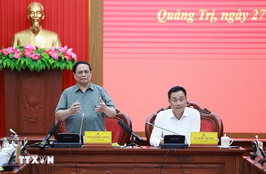 Thủ tướng: Quảng Trị không thiếu tiềm năng phát triển, nếu không làm giàu thì có lỗi với nhân dân