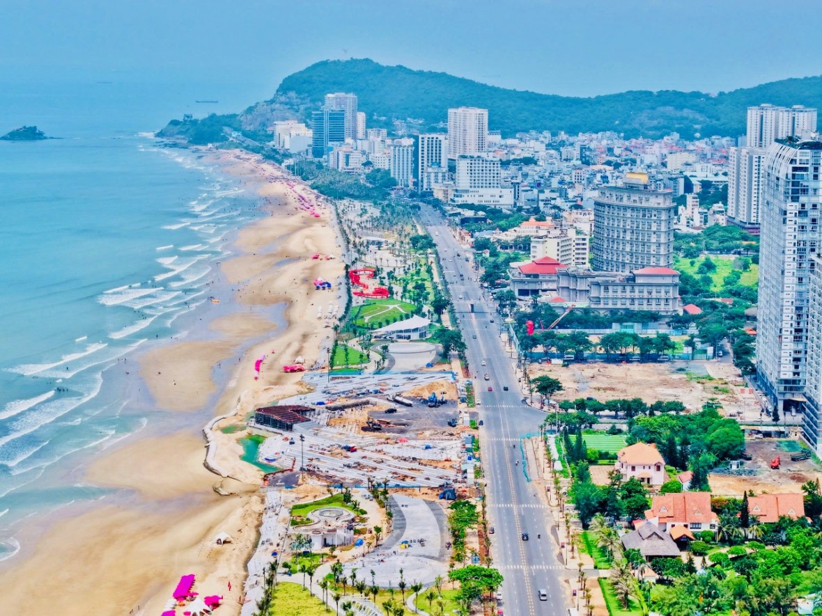 Đẩy nhanh tiến độ dự án chỉnh trang đường Thùy Vân và Bãi Sau