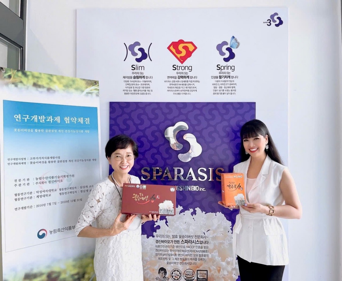 Bà Gija Jang, tác giả Đề tài lên men nấm súp lơ và Doanh nhân Quỳnh Thoan