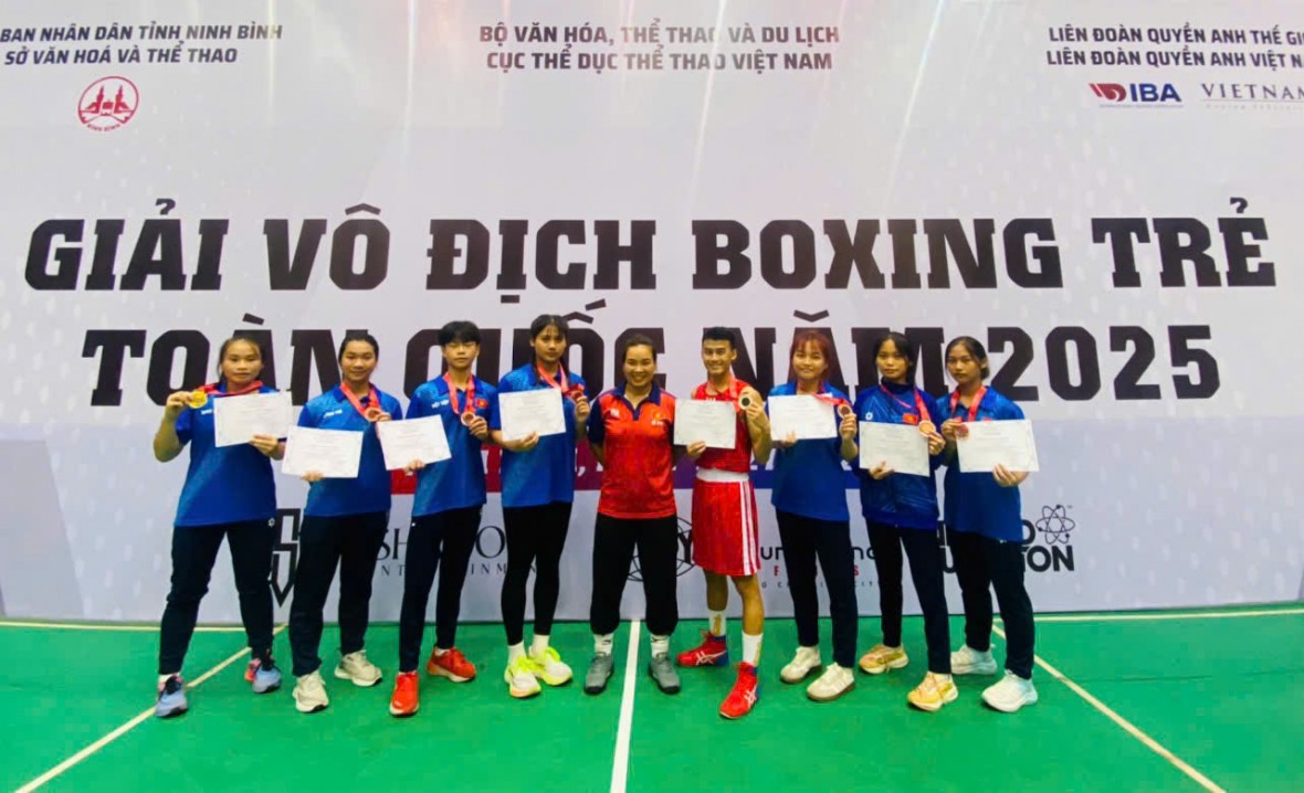 Đoàn vận động viên trẻ Cao Bằng khẳng định dấu ấn tại Giải Vô địch Boxing toàn quốc 2025
