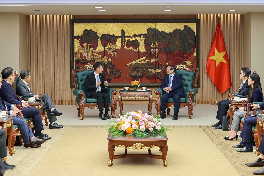 Thủ tướng tiếp lãnh đạo tập đoàn quản lý sàn tài sản mã hóa lớn thứ 3 thế giới Thủ tướng tiếp lãnh đạo tập đoàn quản lý sàn tài sản mã hóa lớn thứ 3 thế giới