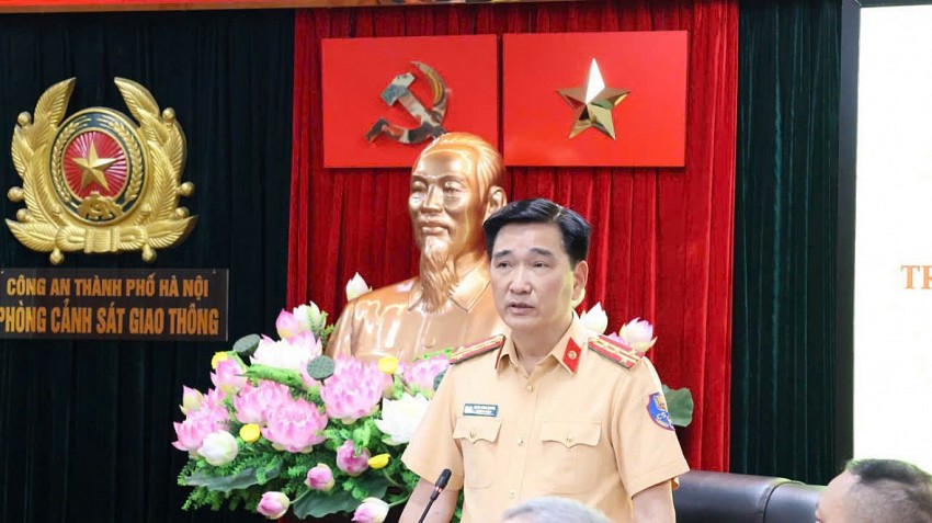 Đại tá Trần Đình Nghĩa, Trưởng Phòng CSGT - Công an TP Hà Nội.