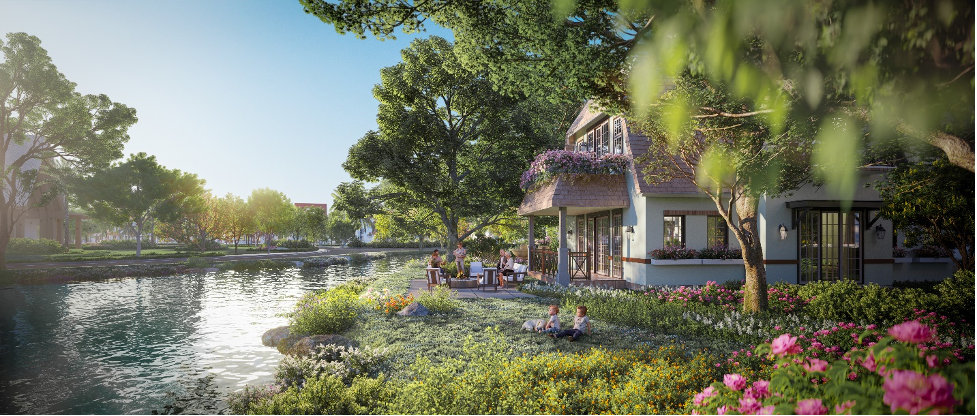 Thiết kế mặt nước an toàn theo triết lí vị nhân sinh của Ecopark