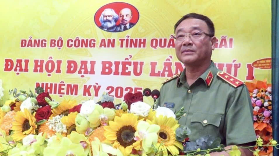 Đại tá Hồ Song Ân làm Bí thư Đảng ủy Công an tỉnh Quảng Ngãi