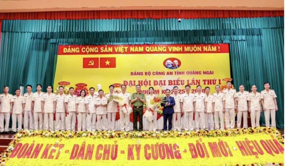 Đại tá Hồ Song Ân làm Bí thư Đảng ủy Công an tỉnh Quảng Ngãi