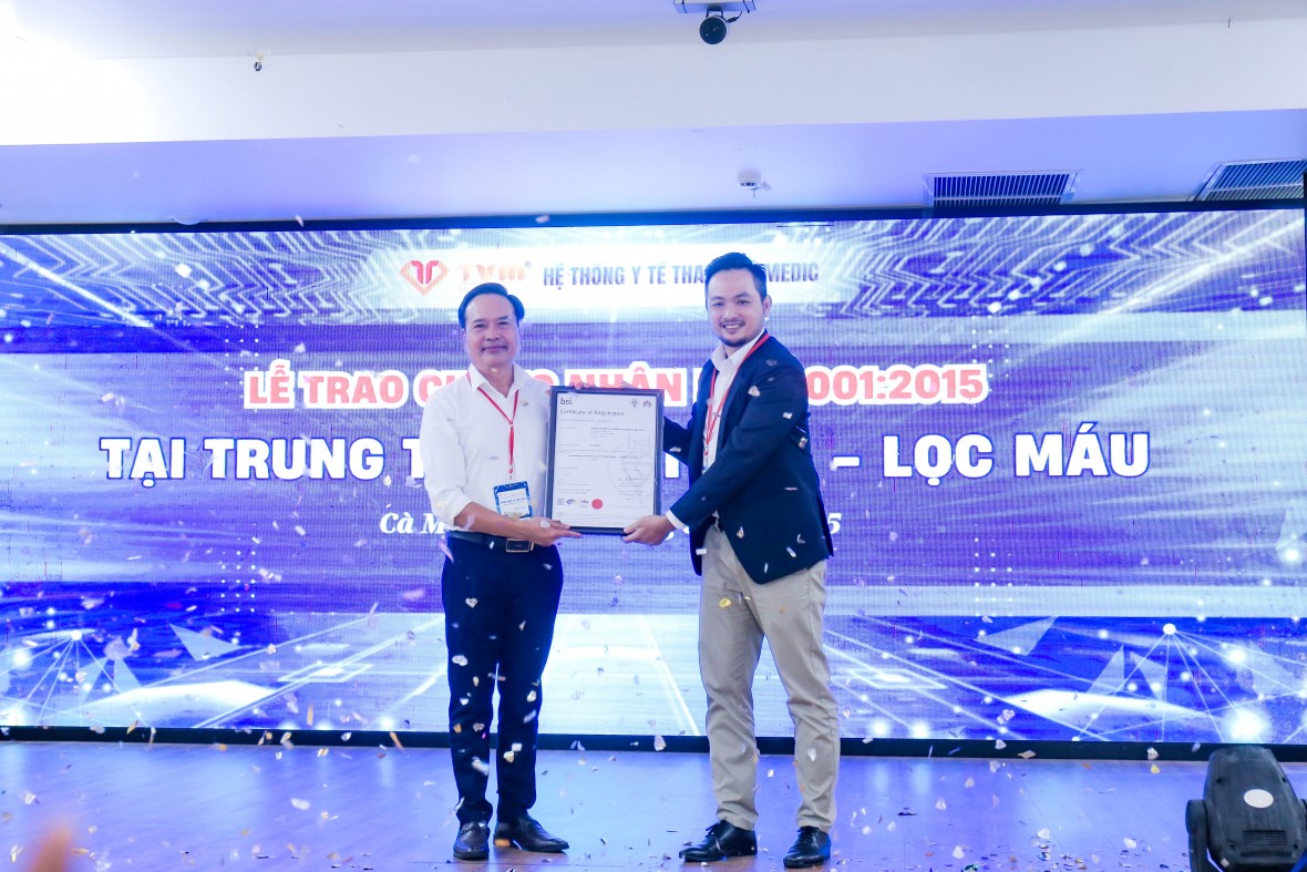 Bệnh viện Thanh Vũ Medic: Trung tâm Nội thận - Lọc máu đầu tiên đạt ISO 9001:2015 tại Việt Nam