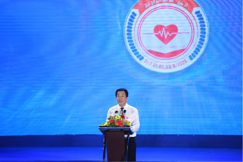 Ông Nguyễn Long Biên – Uỷ Viên Ban thường vụ tỉnh ủy – Phó chủ tịch thường trực UBND tỉnh Khánh Hòa phát biểu chỉ đạo.