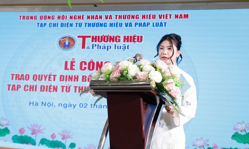 Nhà báo Cảnh Chi Tuyên giữ chức Tổng Biên tập Tạp chí Điện tử Thương hiệu và Pháp luật