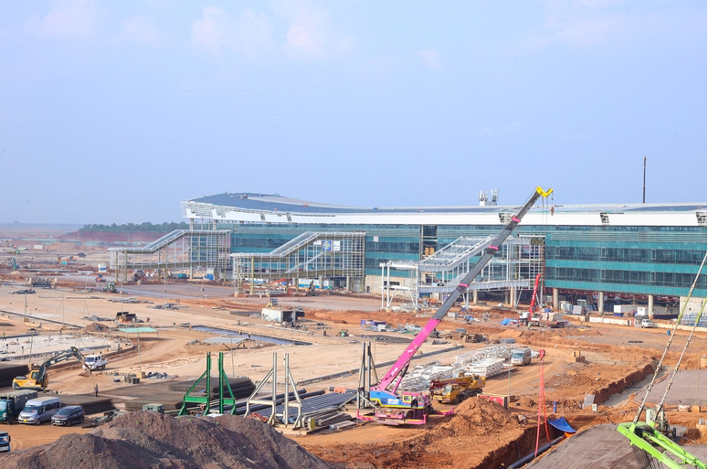 Cảng hàng không quốc tế Long Thành là dự án trọng điểm quốc gia với tổng vốn khoảng 109.000 tỷ đồng trong giai đoạn 1 - Ảnh: VGP/Nhật Bắc
