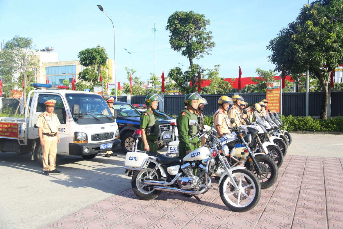 Quảng Ninh: Ra quân cao điểm trấn áp tội phạm, bảo vệ an toàn Đại hội Đảng các cấp